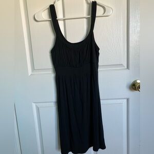 White House Black Market Classic Black Midi Dress